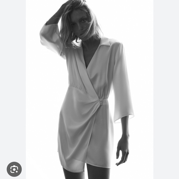 Zara Dresses & Skirts - NWT White Zara Satin Dress